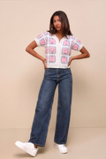 Delicate Pink Floral Blouse