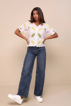 Feather Turkish Canary Blouse