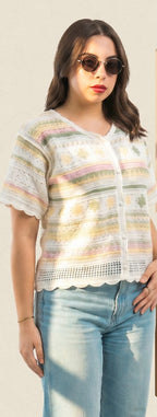 Flowy Turkish Canary Blouse(101)