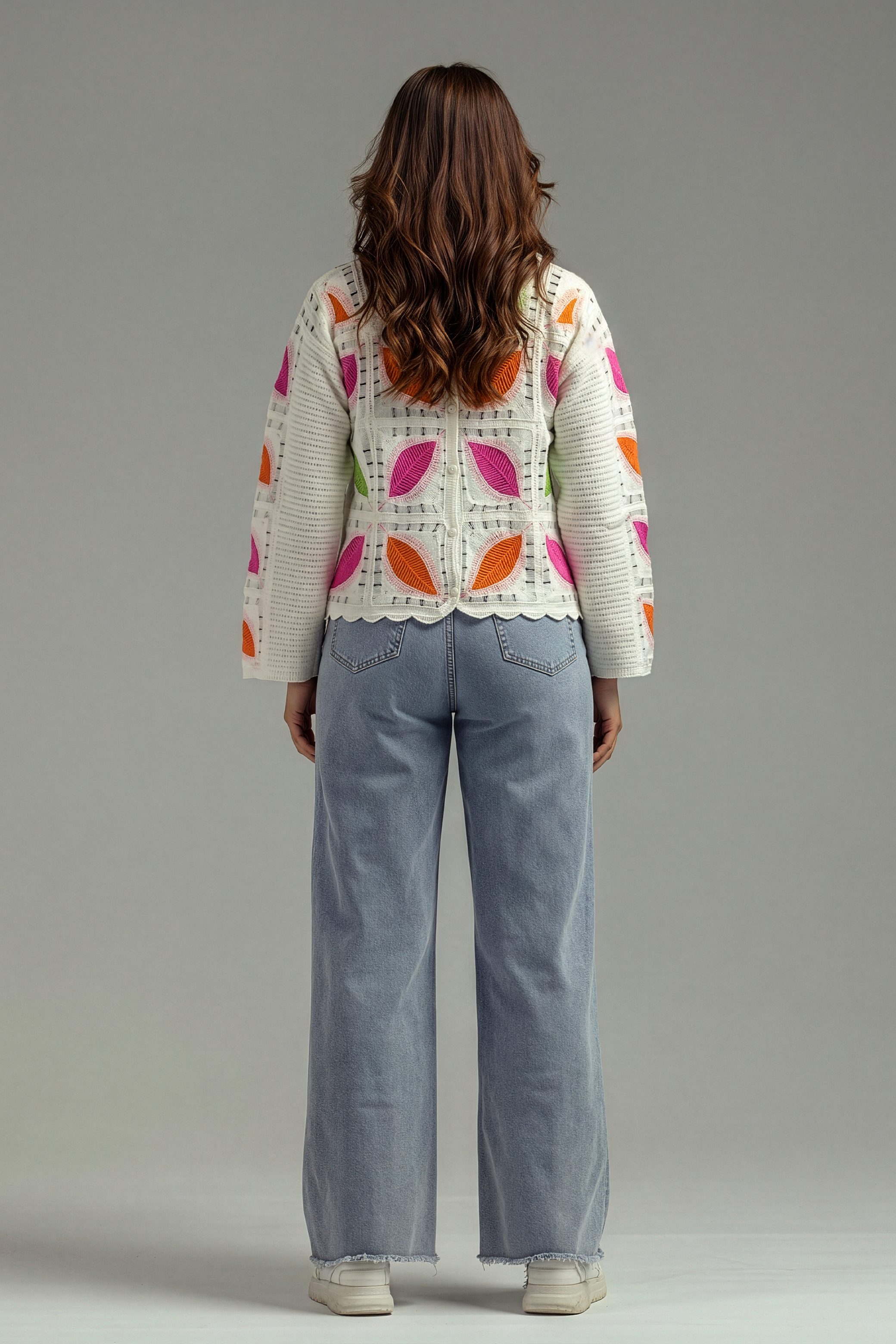Feather Turkish Orange Cardigan