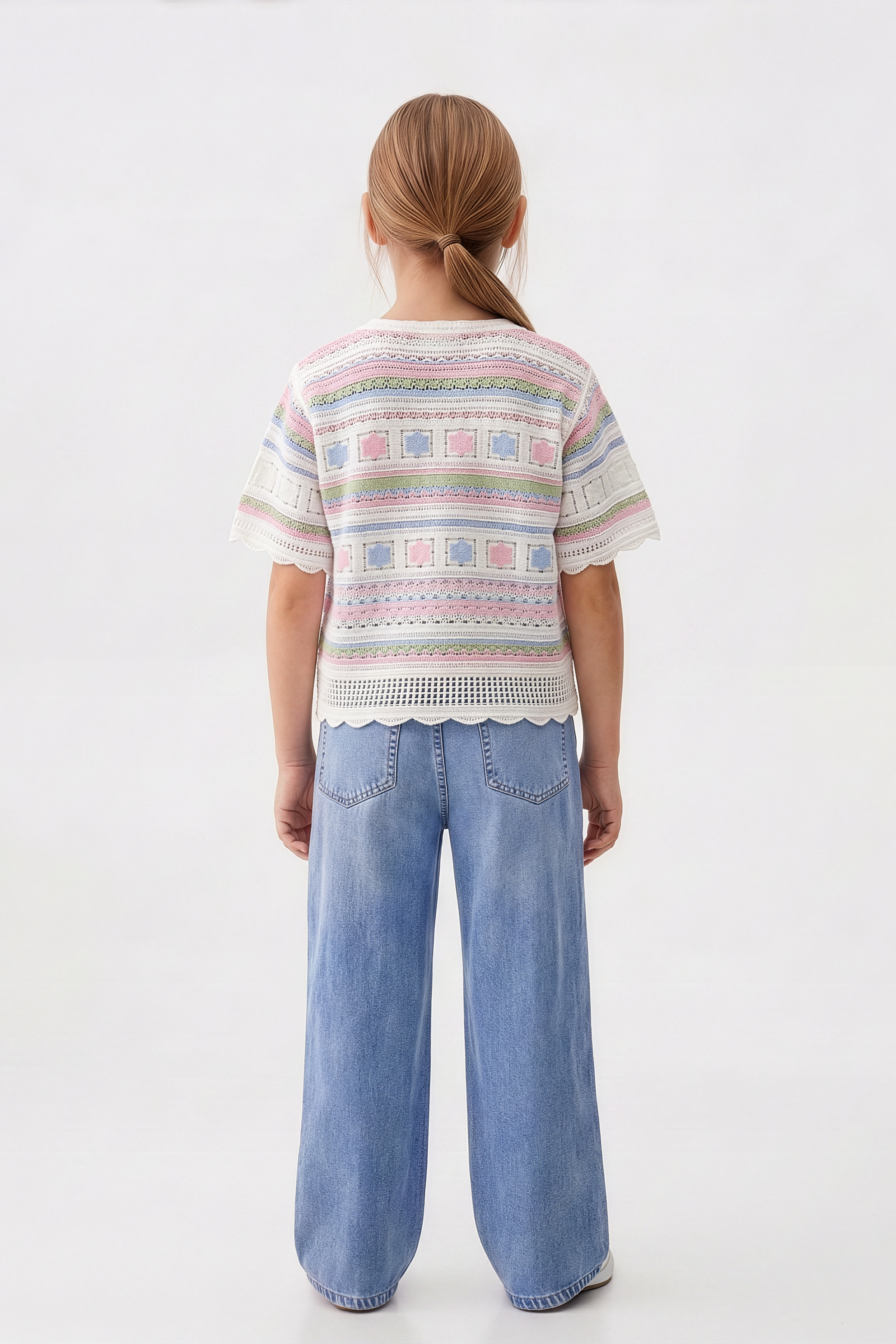 Flowy Turkish Pink Blouse For Kids