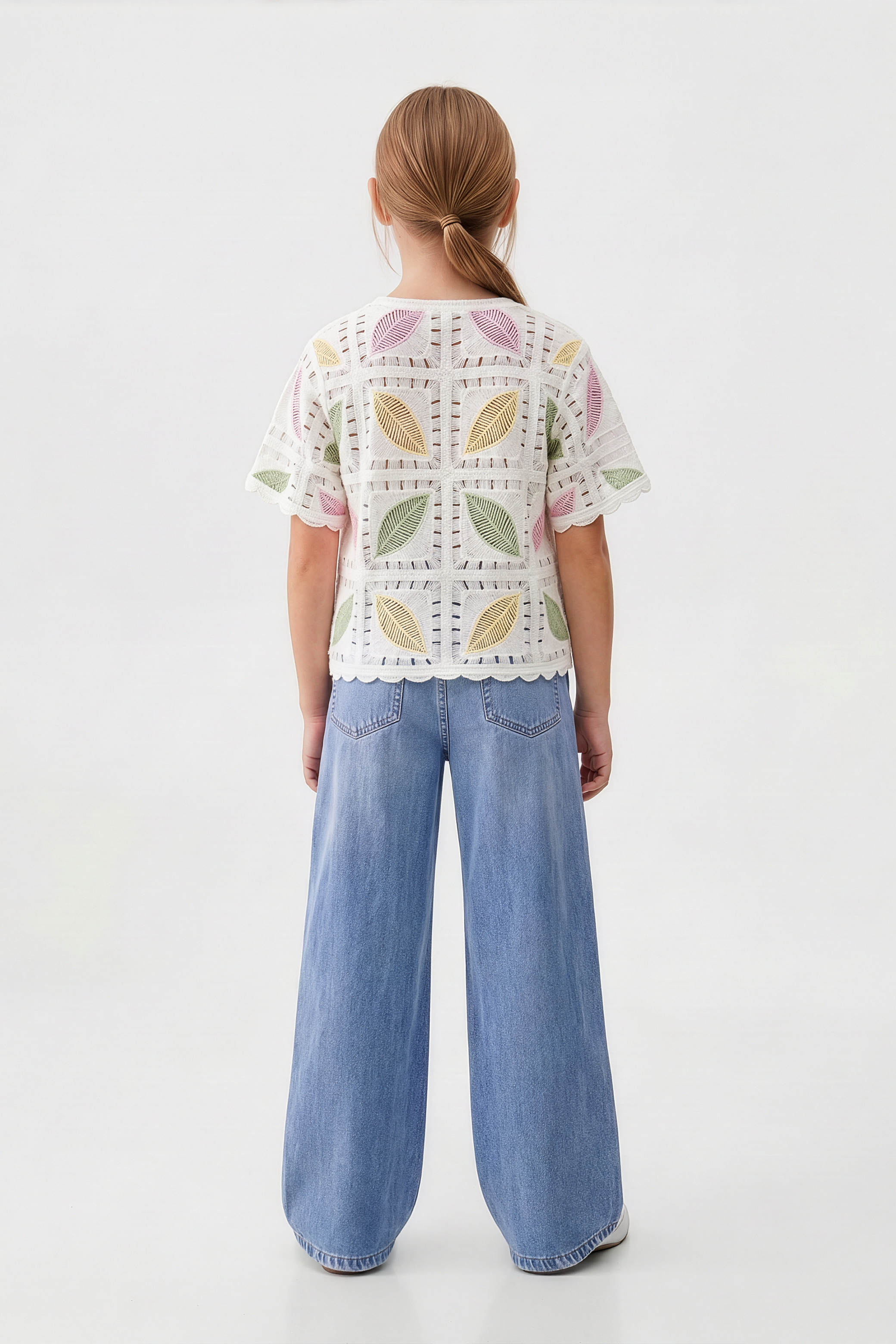 Feather Turkish Canary Blouse For Kids