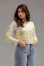 Canary Cardigan With Soft Details