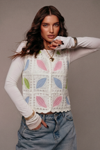 Feather Turkish Pink Vest