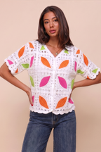 Feather Turkish Orange Blouse