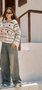 Flowy Turkish Beige Cardigan(101)