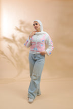 Pink Cardigan With Soft Details
