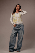 Canary Vest With Soft Details - hava