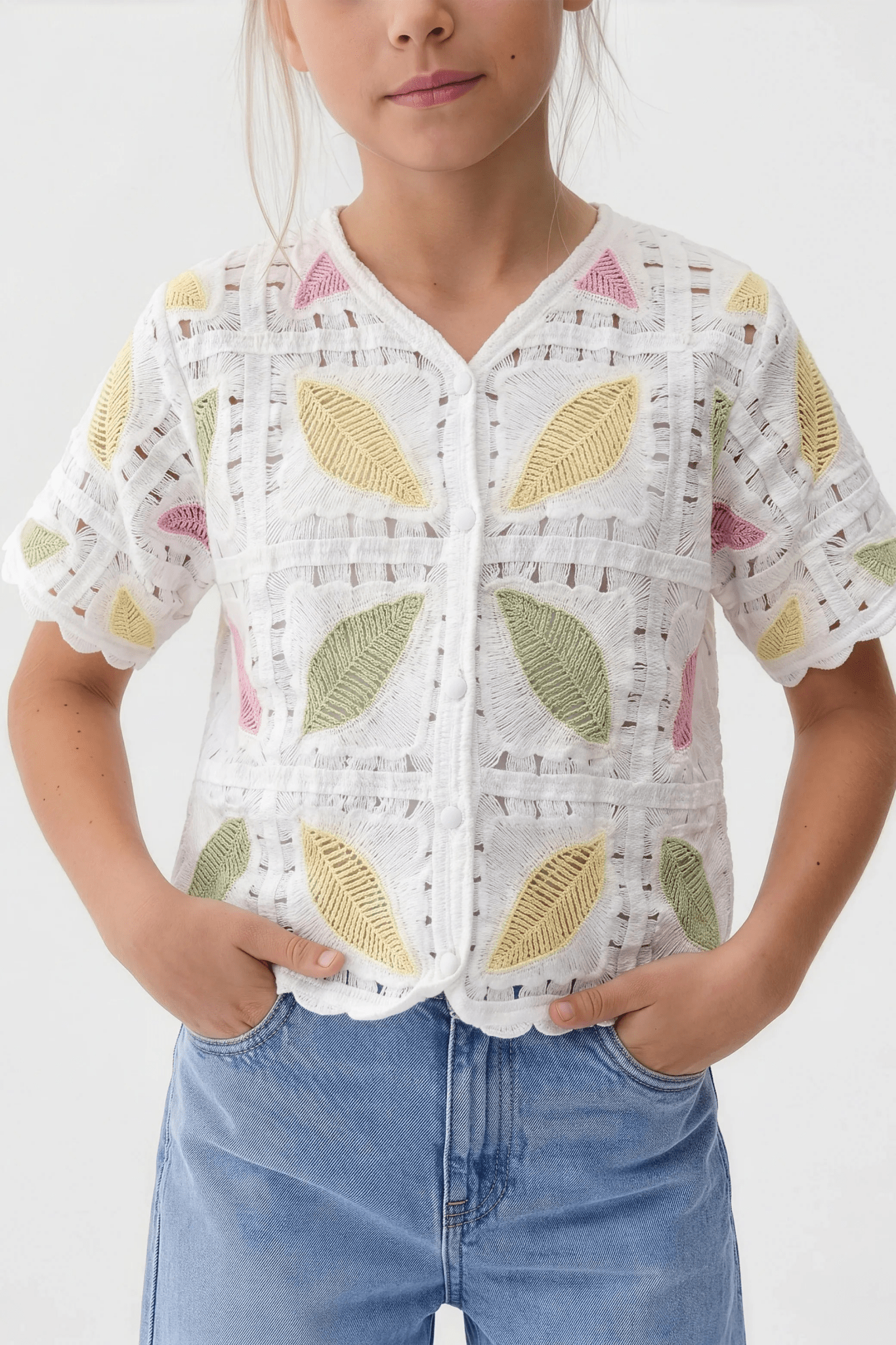 Feather Turkish Canary Blouse For Kids - hava