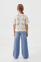 Feather Turkish Canary Blouse For Kids - hava