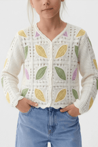 Feather Turkish Canary Cardigan For Kids - hava