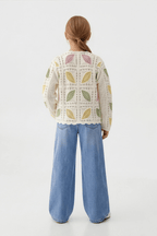 Feather Turkish Canary Cardigan For Kids - hava