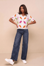 Feather Turkish Orange Blouse - hava