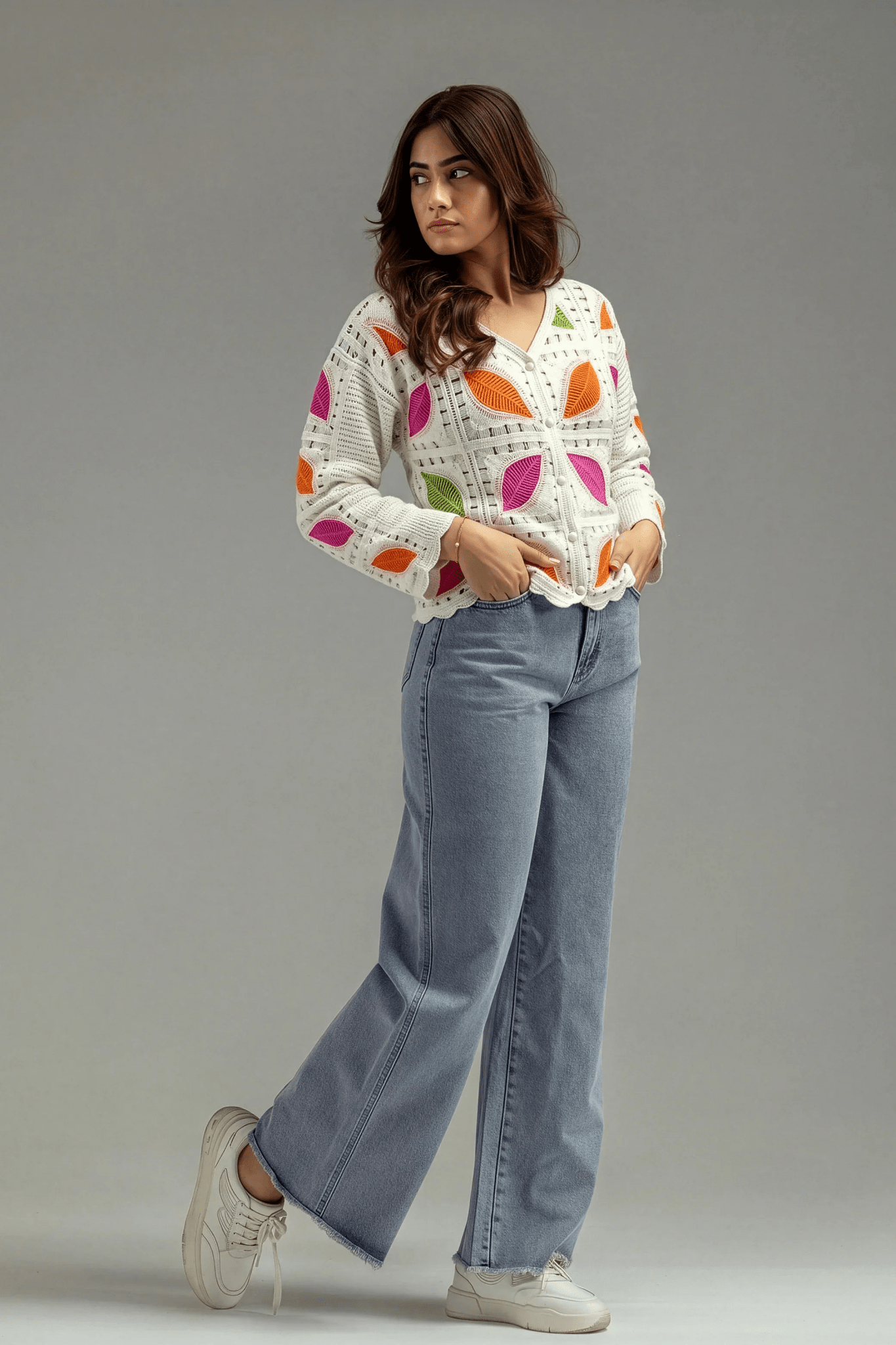 Feather Turkish Orange Cardigan - hava