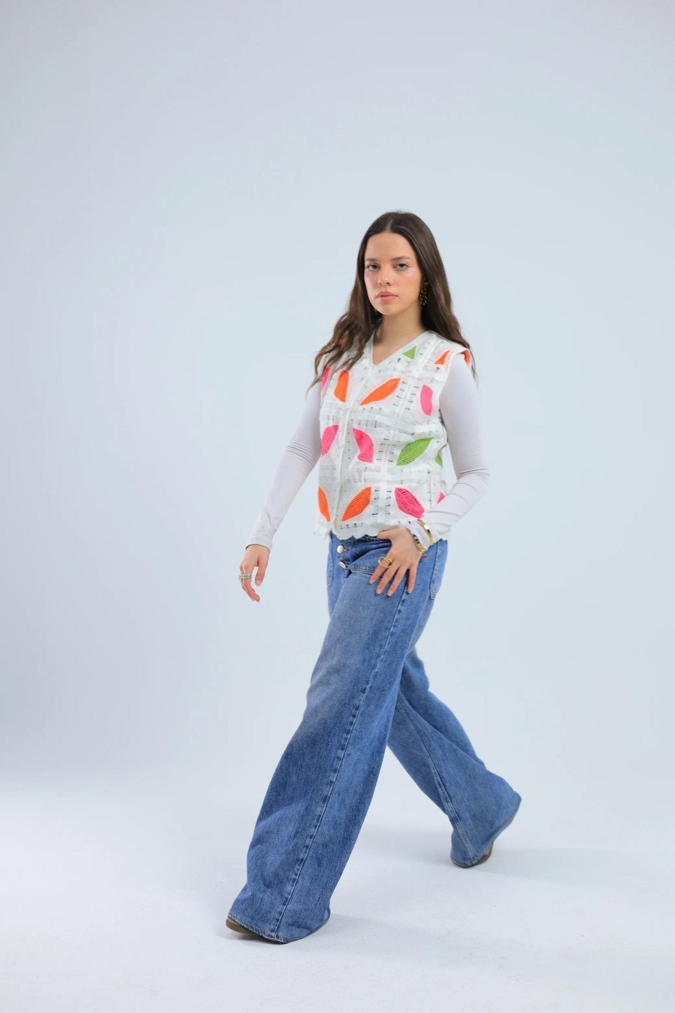 Feather Turkish Orange Vest - hava