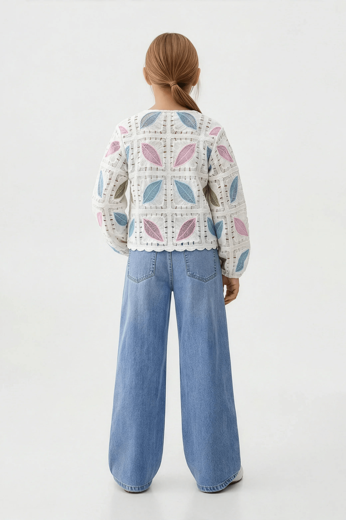 Feather Turkish Pink Cardigan For Kids - hava