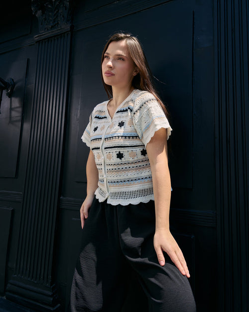 Flowy Turkish Beige Blouse - hava