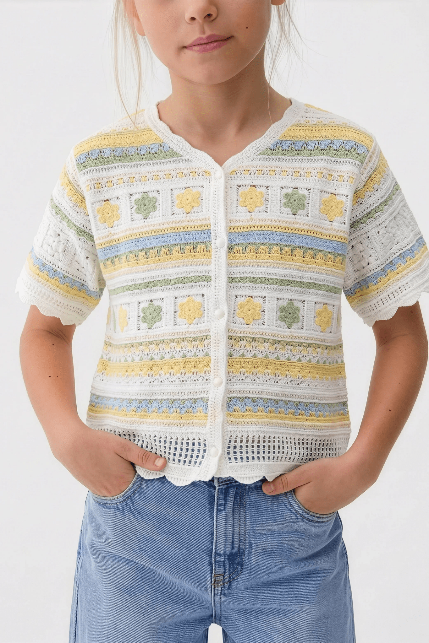 Flowy Turkish Canary Blouse For Kids - hava