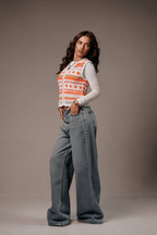 Flowy Turkish Oranage Vest - hava