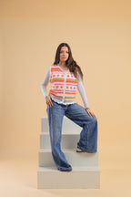 Flowy Turkish Oranage Vest - hava