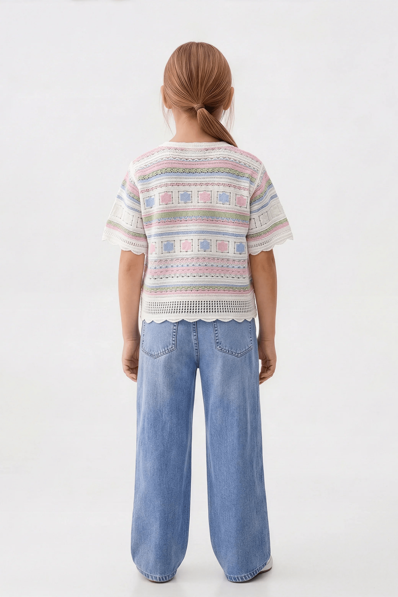 Flowy Turkish Pink Blouse For Kids - hava