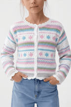 Flowy Turkish Pink Cardigan For Kids - hava